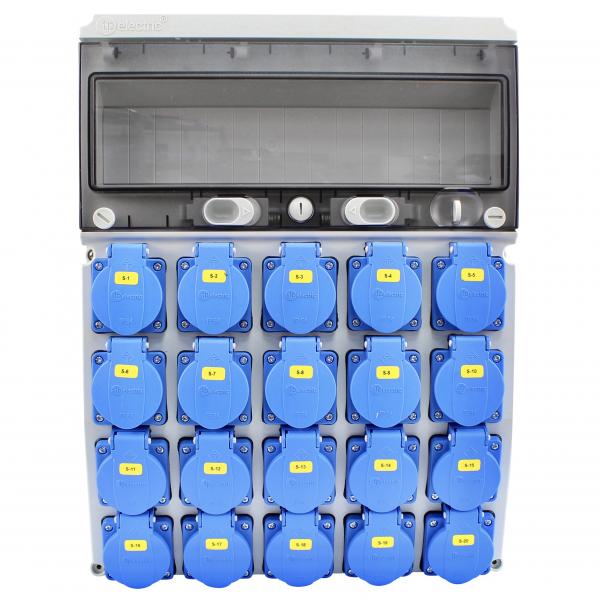 Stromverteiler (20x 230V/16A)